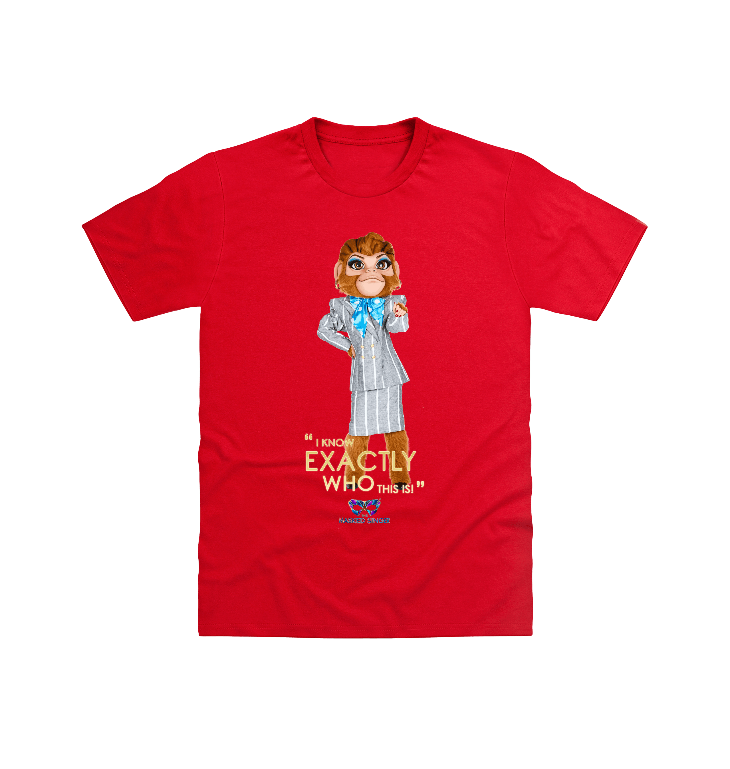 Red Printed T-shirt Front